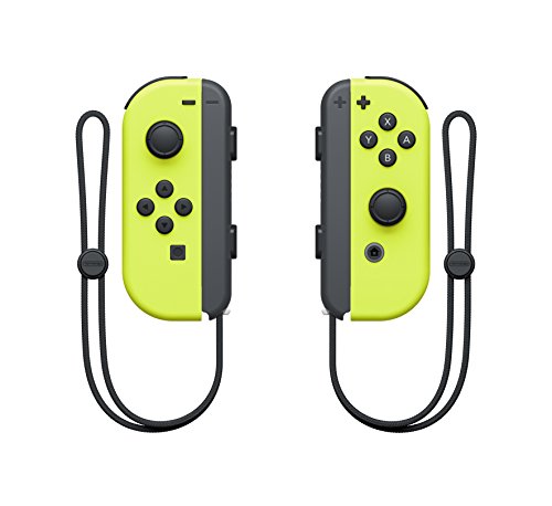 Nintendo - Set De Dos Mandos Joy-Con Izquierda Y Derecha, Color Amarillo Neón (Nintendo Switch)