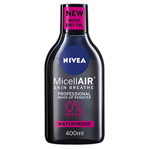 Nivea Micellair - Removedor de maquillaje de agua micelar profesional (400 ml), removedor de maquillaje de ojos, limpiador de piel, removedor de maquillaje profesional, agua de limpieza micelar