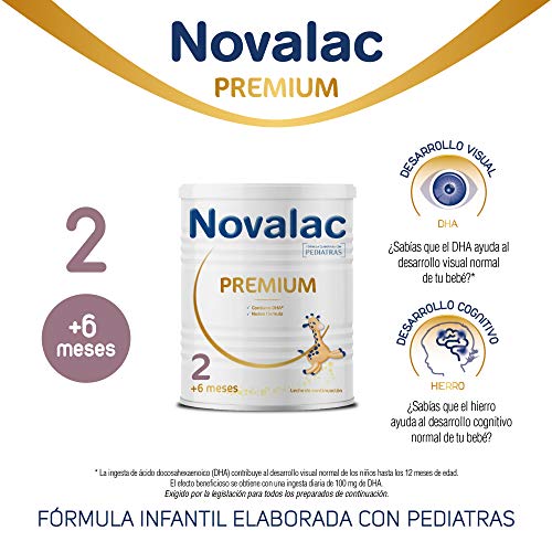 NOVALAC Premium 2 - Leche de continuación a partir de los 6 meses. 800G