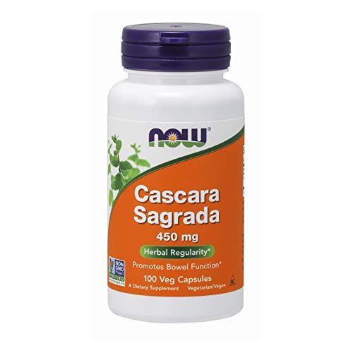 Now Foods Cascara Sagrada, 450Mg - 100 Vcaps - 100 Cápsulas