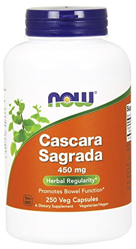 Now Foods Complemento Alimenticio con Cascara Sagrada - 250 Cápsulas