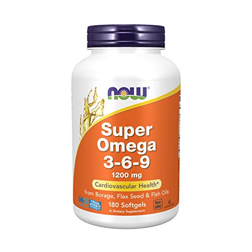 Now Foods SUPER OMEGA 3-6-9 1200mg - 180 Softgels