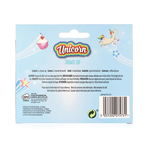 NPW Gorro de Ducha Blanco de Unicorn - 50 gr