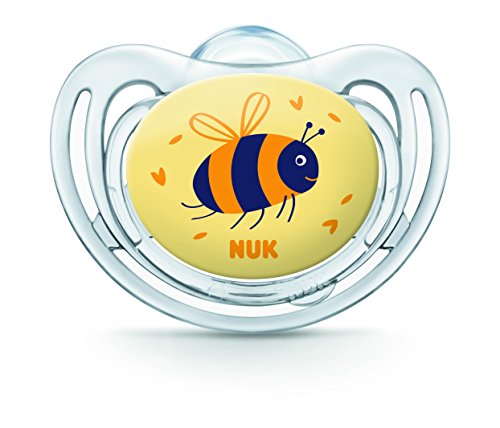 Nuk Freestyle - Set de 2 chupetes para niño Talla 1 Talla:0 a 6 meses, modelos aleatorios