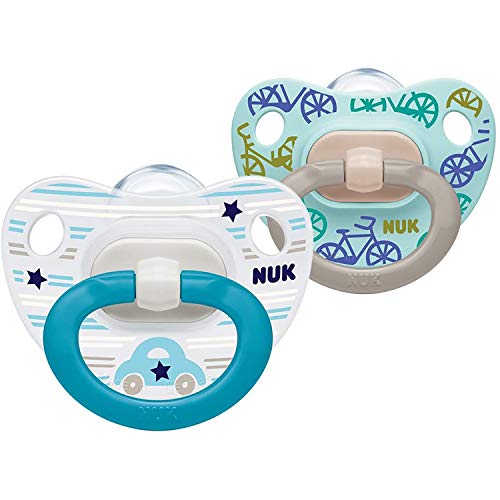 NUK Happy Days - Chupetes para bebé Talla:0-6 meses, modelos surtidos