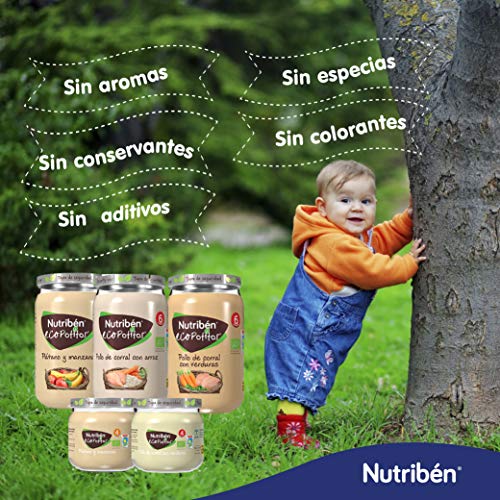 Nutribén® EcoPotitos® De Pollo De Corral Con Arroz Desde Los 6 Meses, 235 Gr.