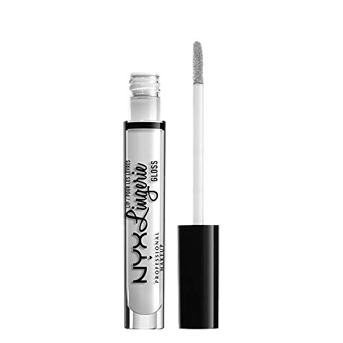 NYX Professional Makeup Gloss Lip Lingerie, Acabado Cremoso y Brillante - Tono Clear