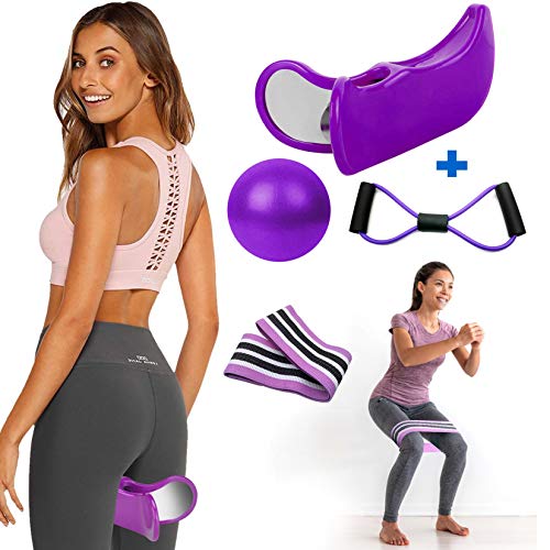 oGoDeal Ejercitador Super Kegel, Músculo de la Cadera del Piso pélvico y Entrenador Interno del Muslo para Mujeres Corrector de Cadera Corrección del Clip Hermosas Nalgas