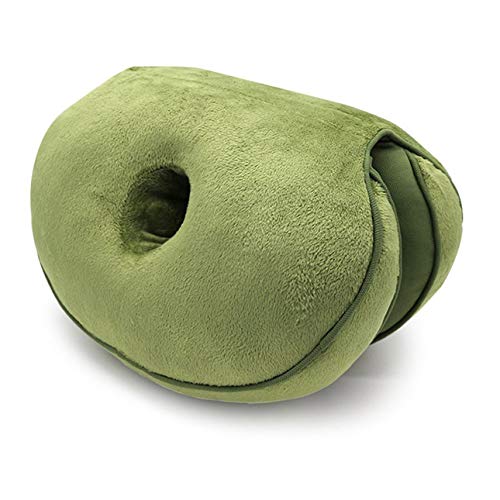 OIUY Multifuncional Felpa Hermosa Cadera Asiento cojín Almohada Plegable Puede acomodar Almohada Multiusos