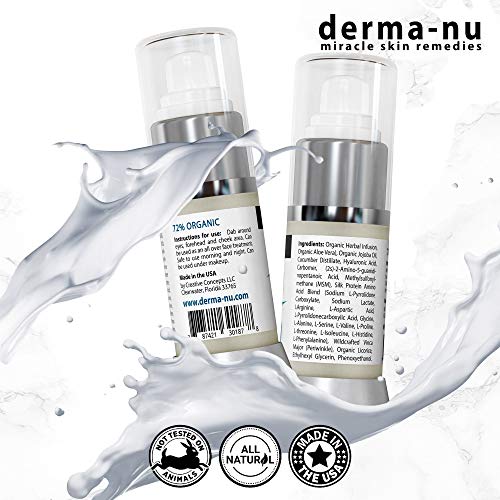 Ojos falte Crema de dermatológicamente de Nu – Anti Projector Eye Gel Tratamiento para ojo oscuros anillos, Hinchazón y las – peptid Colágeno Edificios Fórmula – ácido hialurónico & Amino Acid – .5oz