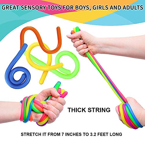 OKSANO Juguetes Sensoriales antiestres 12Pcs, Juguetes Autismo Fidget para niños y Adultos Fiddle Toys for ADHD, Pelota antiestres, Flippy Chain, Soybean Stress Toys, Tangle Toys Esperar