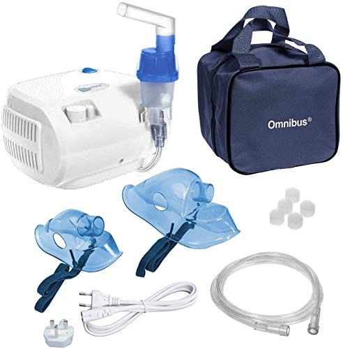 Omnibus BR-CN116B - Nuevo inhalador compresor Inhalador compacto para inhaladores bebe electrico dos enchufes UK EU