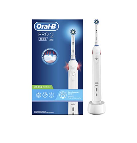 Oral-B Power Pro 2 2000 Cepillo De Dientes Électrico, Color Blanco