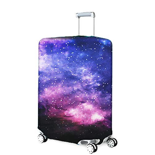 OrgaWise Luggage Cover con Cremallera, Suave de Anti-Polvo, Elástico Cabe 22-28 Pulgadas Funda Maleta (M, L)