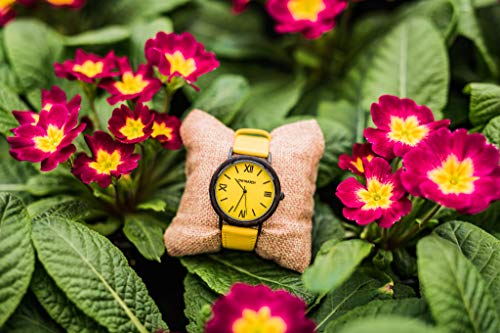 Ovi Watch - Reloj Amarillo de Madera