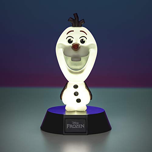 Paladone Olaf Icono de luz Oficial Frozen Coleccionable | Ideal para dormitorios de niños, Oficina y hogar | Pop Culture Gaming Merchandise, Color Blanco, Aprox. Altura: 10 cm.