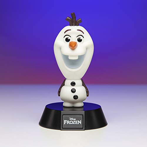 Paladone Olaf Icono de luz Oficial Frozen Coleccionable | Ideal para dormitorios de niños, Oficina y hogar | Pop Culture Gaming Merchandise, Color Blanco, Aprox. Altura: 10 cm.