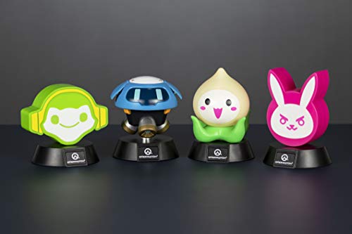 Paladone Overwatch Pachimari Icon Light | Lámpara coleccionable Lucio | Ideal para dormitorios de niños, oficina y hogar | Pop Culture Gaming Merchandise, Crema