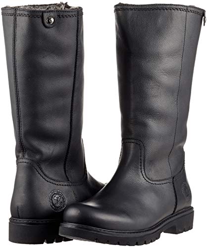 Panama Jack Bambina, Botas Altas para Mujer, Negro (Negro B60), 38 EU