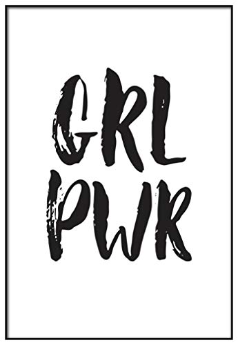 Panorama Póster Girl Power 21x30cm - Impreso en Papel de 250gr - Cuadro Frases Positivas - Póster Pared - Cuadros Decoración Salón - Cuadros para Dormitorio - Póster Decorativos