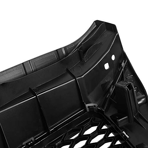 Parrilla de parachoques delantero, estilo Sport Front Hex Mesh Honeycomb Hood Grill Gloss Black para A3/S3 8P 2009-2012