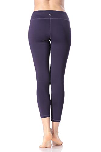 Pau1Hami1ton Leggins Mujer, Mallas Fitness Push Up Pantalones Deporte Running Yoga GP-07(Purple,M)