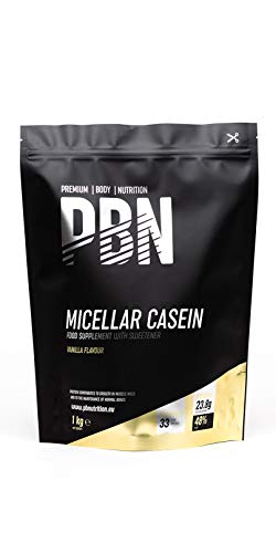 PBN - Paquete de caseína micelar, 1 kg (sabor vainilla)