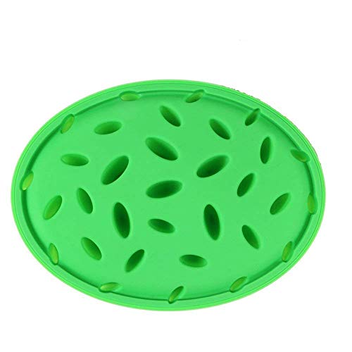 PENGYANZHOU Alimentador Lento Interactivo Anti-Choke Tazón para Mascotas para Alimentar a Perros y Gatos Alimento Lento Anti-gulping Infusión para Dejar de Fumar para Mascotas (25 x 18 cm) Azul