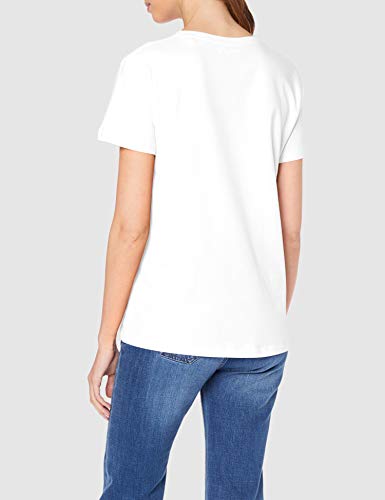 Pepe Jeans 45th 03l Camiseta, Marfil (Off White 803), Small para Mujer