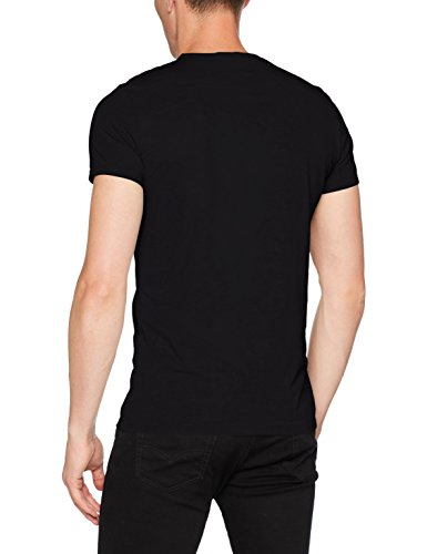 Pepe Jeans Original Basic S/S PM503835 Camiseta, Negro (Black 999), Medium para Hombre