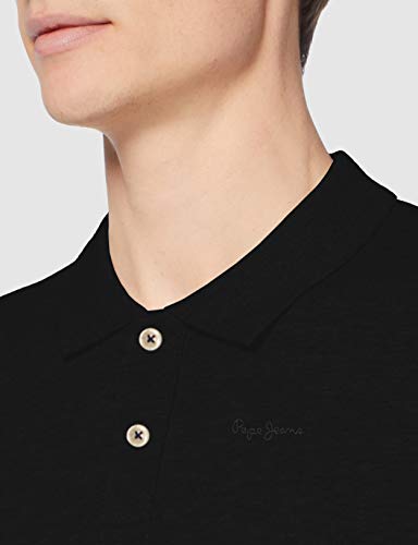 Pepe Jeans Vincent Polo, Negro (Black 999), XX-Large para Hombre