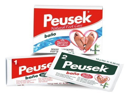 PEUSEK-baño de pies antitranspirante. Deodorant Foot Bath. Long Lasting.