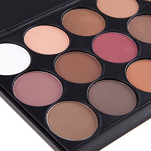 PhantomSky 15 Colores Sombra De Ojos Paleta de Maquillaje Cosmética - Perfecto para Uso Profesional y Diario