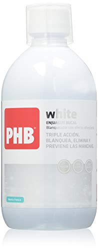 Phb Phb White Mouthwash Adult 500 Ml - 50 ml