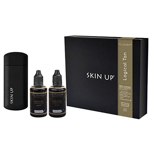 PHIL PHARMA Skin Up Tan. Pack Autobronceador Facial. Nebulizador Ultrasónico (Tan)