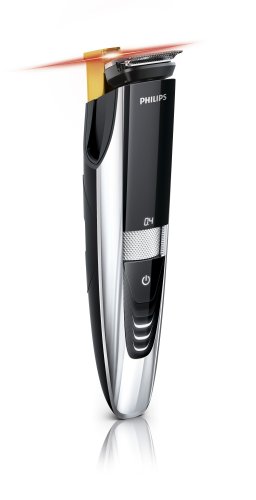 Philips BT9290/32 - Barbero Láser Serie 9000 resistente al agua, con guía láser para mayor precisión, rueda de ajuste de longitud, dos peines guía y cabezal doble de corte con dos anchuras