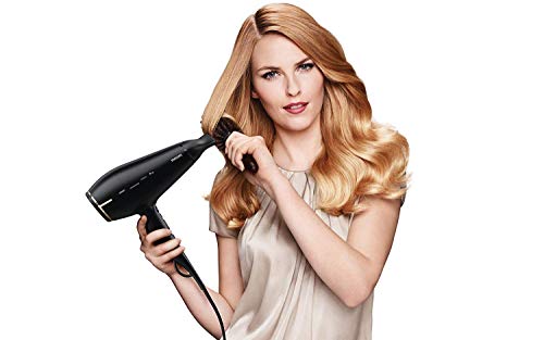 Philips Pro HPS920/00 - Secador profesional, 2300 W, 6 ajustes de potencia, 2 boquillas concentradoras, color negro