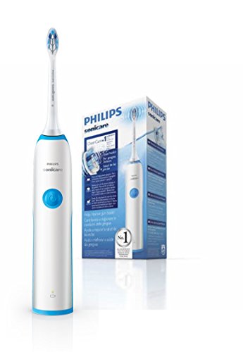 Philips Sonicare CleanCare HX3212/11 - Cepillo de dientes electrico, 1 cabezal, cargador, Color Azul