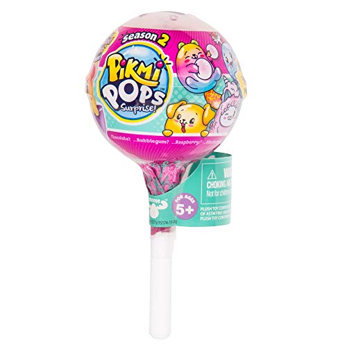 Pikmi Pops Serie 2 -  Piruleta 1 Peluche Perfumado Coleccionable con Sorpresas (Giochi Preziosi PKM18000) , Modelos/colores Surtidos, 1 Unidad