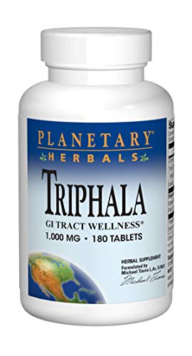 Planetary Herbals Triphala 1,000mg (180 tablets)