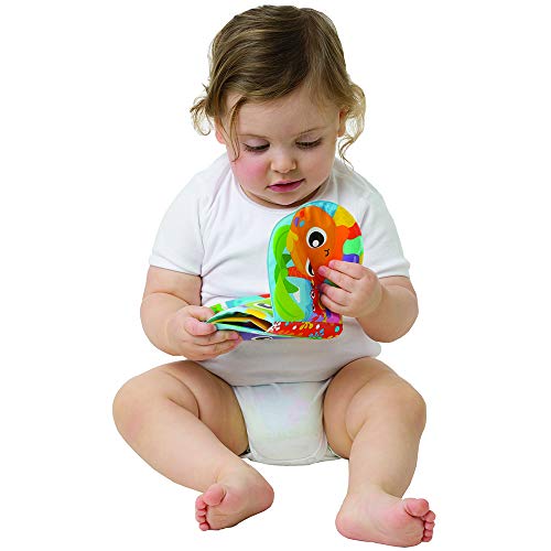 Playgro Libro de Baño, Con Sonidos, A partir de los 6 meses, Sin BPA, Splashing Fun Friends Bath Book, Multicolor, 40180