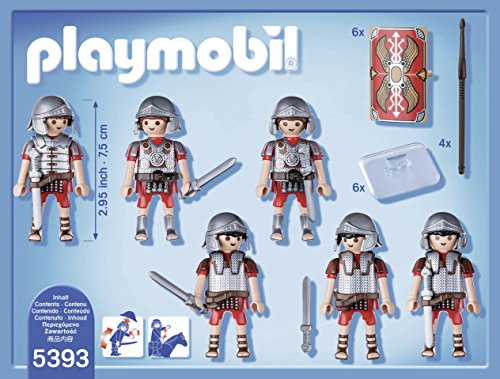 Playmobil Romanos y Egipcios - Legionarios, Playset de Figuras de Juguete, Multicolor (Playmobil, 5393)