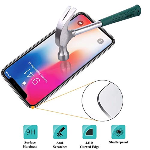 PmseK Protector de Pantalla,9H HD Vidrio Templado For iPhone X XS MAX XR 6 6S 7 8 Plus 5S 4S Screen Protector Protective Glass On iPhone 7 8 Plus X 5 Glass For iPhone 4 4s Vidrio Templado