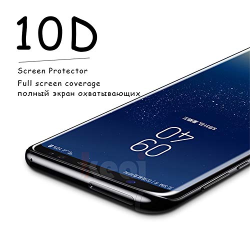 PmseK Protector de Pantalla,Vidrio Templado,10D Full Cover Tempered Glass For Galaxy A7 2108 Note 9 8 Cristal Templado For Galaxy S8 S9 A6 A8 Plus New S7 Edge Film For A6 2018 9d Gold