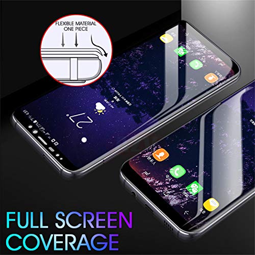 PmseK Protector de Pantalla,Vidrio Templado,6D Full Cover Soft Hydrogel Film For Galaxy Note 8 9 S8 S9 Screen Protector For S9 S8 S7 S6 Edge Plus Not Glass S6 Edge Plus