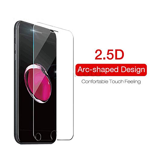 PmseK Protector de Pantalla,Vidrio Templado,Tempered Glass For iPhone 8 Plus Screen Protector Film For iPhone 7 Plus Glass For iPhone X SE 5 5S Tough Protection Glass Cover For iPhone 4 4s