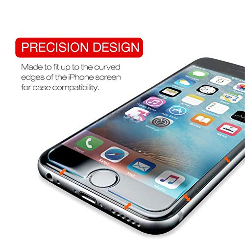 PmseK Protector de Pantalla,Vidrio Templado,Tempered Glass For iPhone 8 Plus Screen Protector Film For iPhone 7 Plus Glass For iPhone X SE 5 5S Tough Protection Glass Cover For iPhone 4 4s