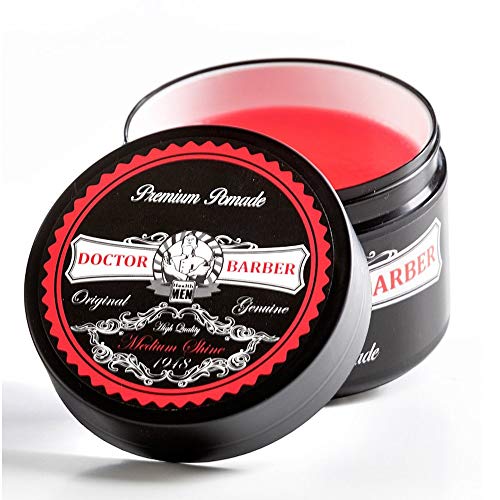 POMADA Gel Doctor Barber Peinado profesional (Premium - Rojo)