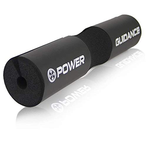 POWER GUIDANCE Barbell Squat Pad Protectora del Cuello y del Hombro Ideal para Squats, Lunges, Hip Thrusts, Levantamiento de Pesas y más