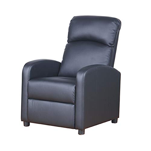 PRIXTON - Sillon Relax Electrico Reclinable de Masaje con función Calor, Mando a Distancia Incluido, Color Negro, Dimensiones 65x89x101